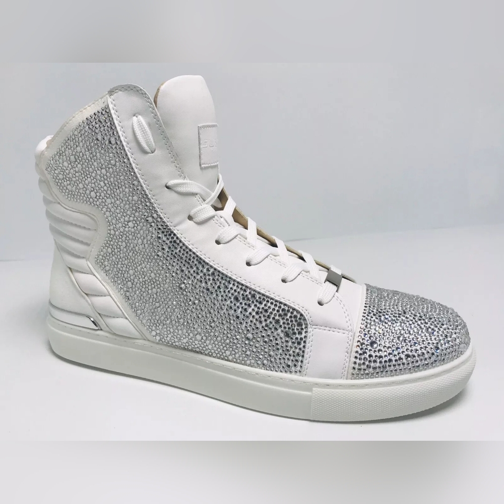Men's J75 by Jump Sparta High White Fashion Sneakers